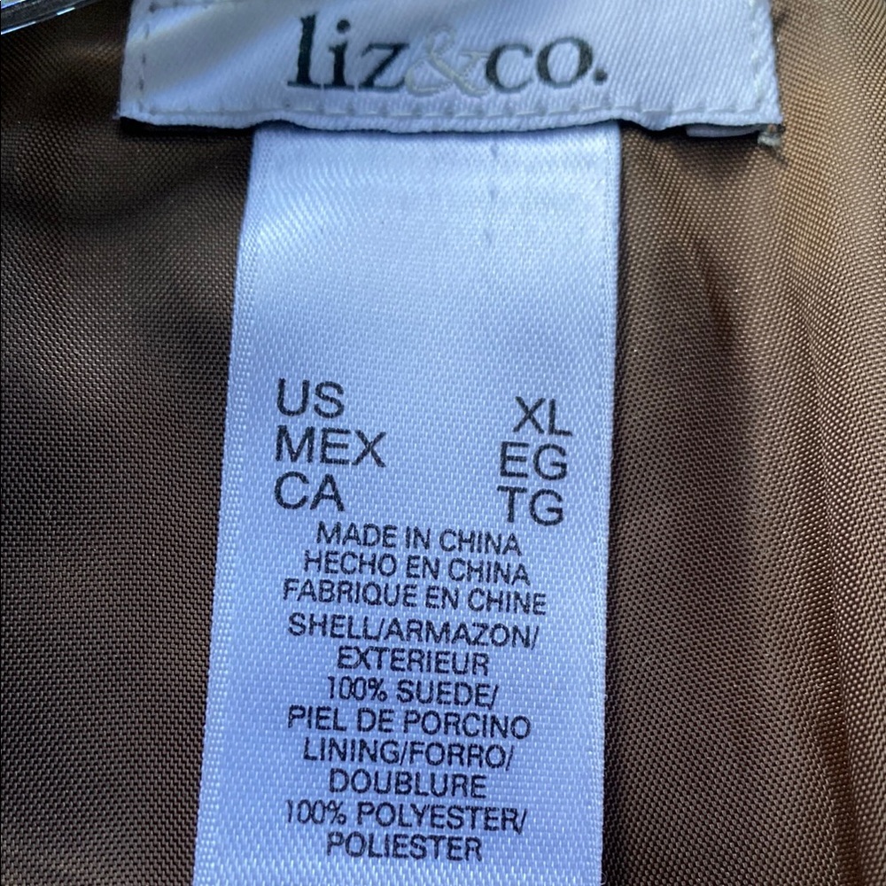 Liz & Co. Tan Suede Outerwear